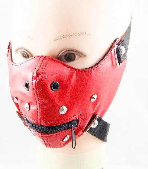 Performing Punk Rivet Rock Non-mainstream Locomotive Mask factory whole sale Can Drink 5