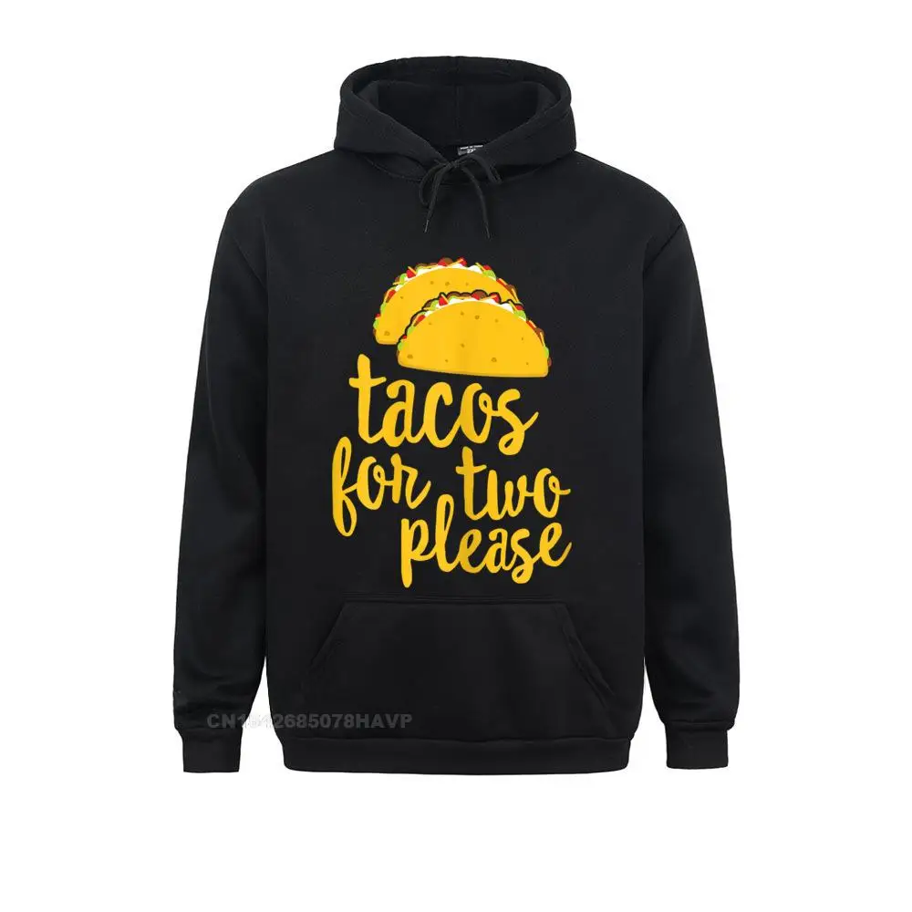 Popular Male Sweatshirts Womens Funny Taco Tacos For Two Pregnancy Announcement Hoodie Hoodies Ostern Day Clothes Long Sleeve