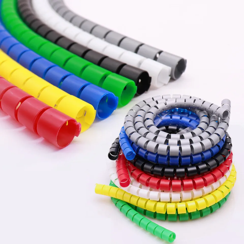 Spiralkabelschutz-Hülse 10 M – Flexibel, Für Ø 16 Mm, Schwarz – Schützt Kabel & Schläuche Vor Verschleiß!