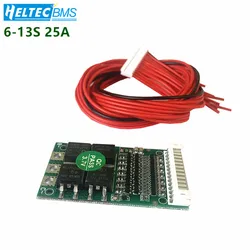 6S/7S/13S 25A BMS Board 24V 36V 48V Polymer Lithium/Ternary Lithium/ Iron Phosphate/LiFePo4  Universal Battery Protection Board