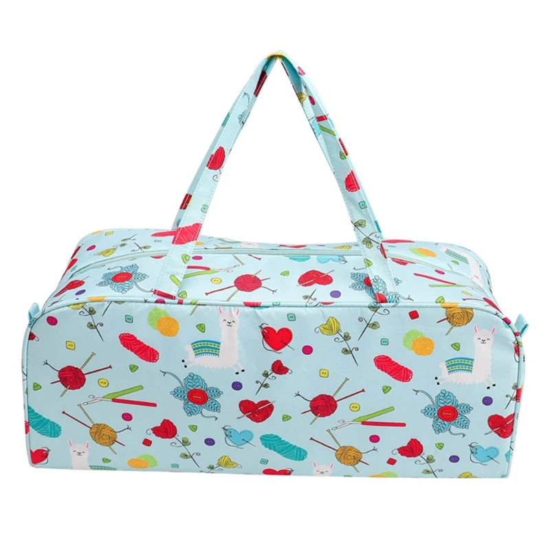 Fai da te borsa per maglieria filato organizzatore di stoccaggio casa giornaliera Tote Oragnizer cestino all'uncinetto per matassa ferri da maglia Dropshipping