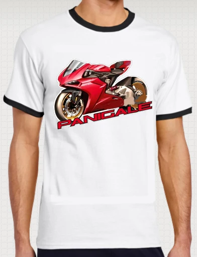 Summer 2019 Short Sleeve Tops Tshirt Homme Moto Classic Italian Motorcycle Fans 899 959 1198 1199 1299 Panigale T Shirts Funny