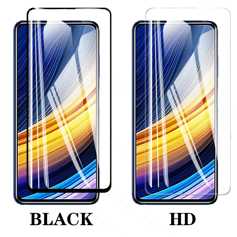 2in1 Glass For Xiaomi Poco X3 Pro Glass For Poco X3 Pro Full Screen Protector Pocophone X3 Pro F3 m3 x3Pro f M x 3 NFC Lens Glas