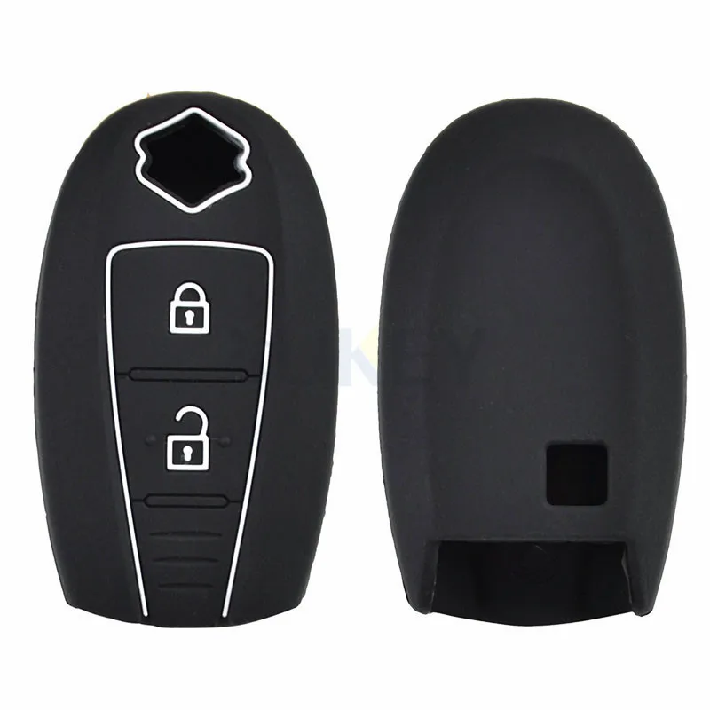 Silicone Remote Key Fob Case For Suzuki Swift SX4 SCORSS Grand Vitara Kizashi Ignis Baleno Liana Alto Splash XL-7 Shell Cover