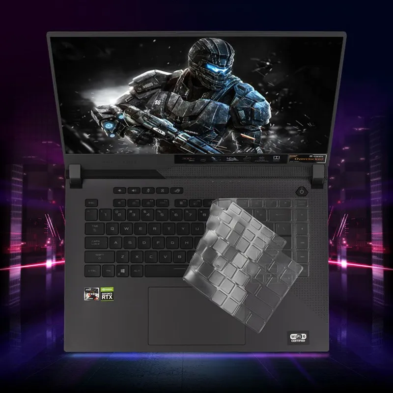 

15.6" Game Laptop Keyboard Cover For ASUS ROG Strix G15 G513 G513Q G513QM G513X G513QR G513QY G 15 TPU Skin Clear Protector