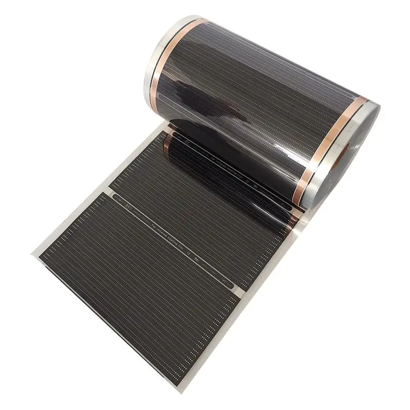 220V 50cm Width Healthy Floor Heating Infrared Underfloor Heating Carbon Film Heater Electric Carbon Crystal Fiber Heating Film