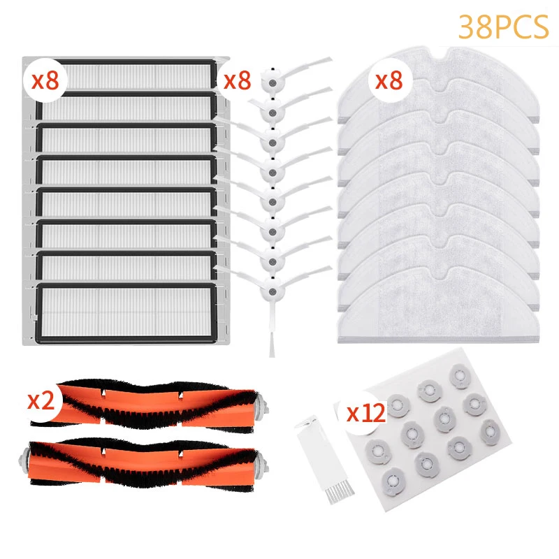 Roboter staubsauger filter pinsel reinigung mopp zubehör für xiaomi mijia mi 1 s smart Kehrmaschine roborock s50 s51 s55 s6 teile