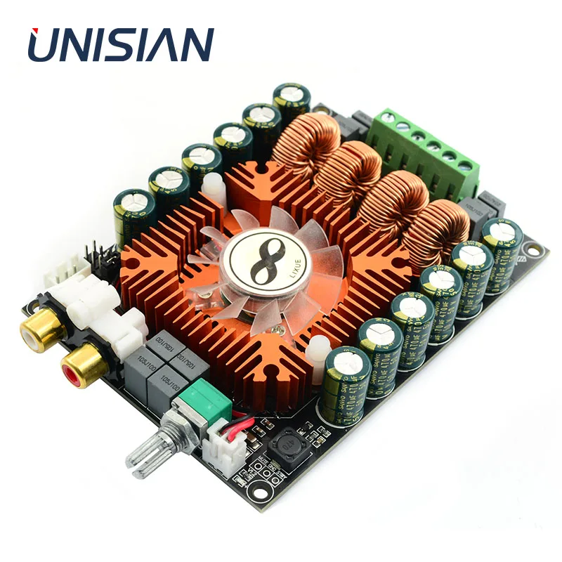 UNISIAN  TDA7498E Amplifier Board class-D audio 2.0 Channel  High Power Hifi BTL mono 220w Amplifiers for  home sound systems