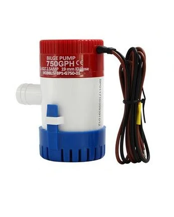 

750GPH mini boat bilge pump 12v kayak rule water electric dc 750 gph volt manual marine pressure