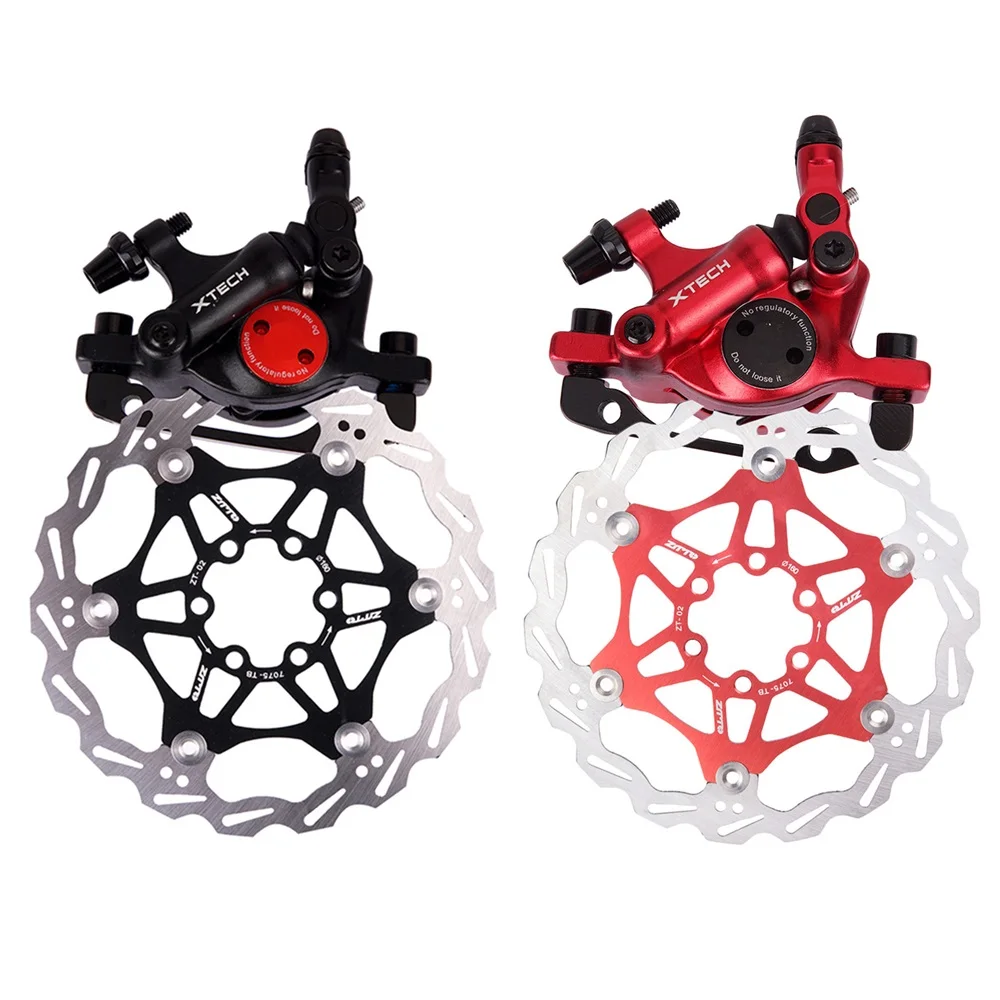 

Bicycle Line Pulling Hydraulic Disc Brake Calipers MTB Road Bike Front Rear Ebike M365 Bicycle Oil Disc Brake With 160mm Rotor