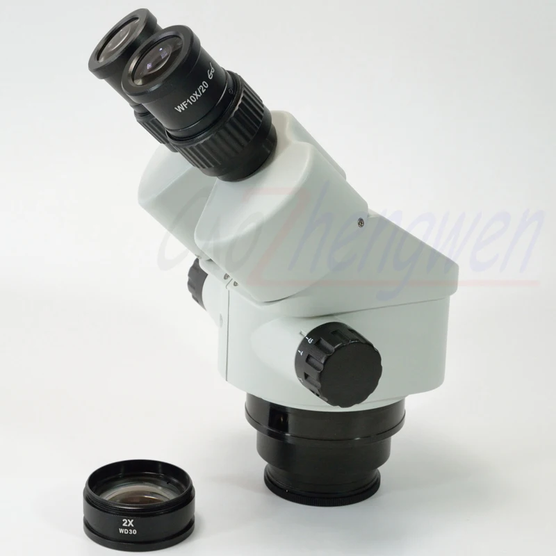 Imagem -04 - Microscópio Binocular Estéreo para Reparo de Celular Caixa de Microscópio 7x45x 35x-90x 35x180x com Zoom