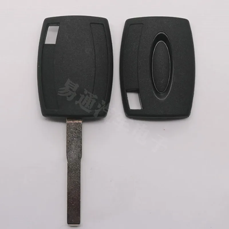 10PCS WITH  Logo 10pcs/lot Transponder Key case shell for Ford Fiesta Mondeo Focus C-Max S-Max Galaxy Kuga HU101 Free shipping