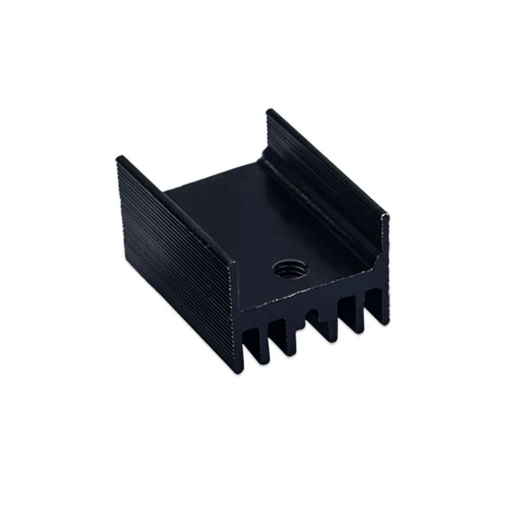 Disipador Térmico TO220 - Aluminum Negro para MOS 7805 - imagen 3