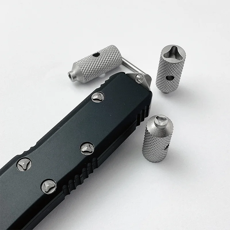 Juego de destornilladores triangulares para Microtech, herramienta de extracción de UTX-85 de Troodon, llave inglesa, cono trasero, UltraTech