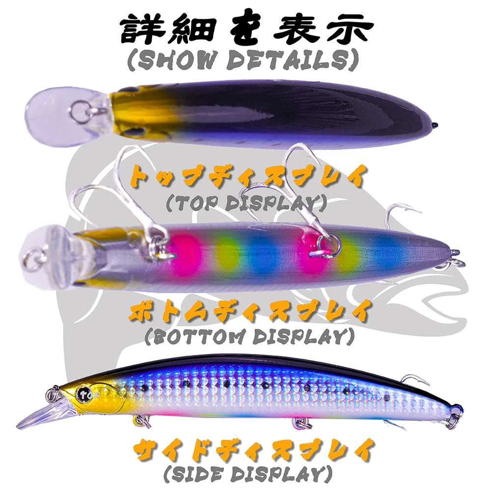 Ace Minnow 13cm – Wobbler flotante Topwater para invierno - imagen 3