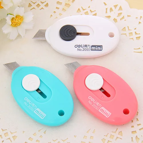 Deli Mini Brieföffner Büro Utility Messer Box Cutter Sicherheit Crafting Werkzeuge Und Liefert