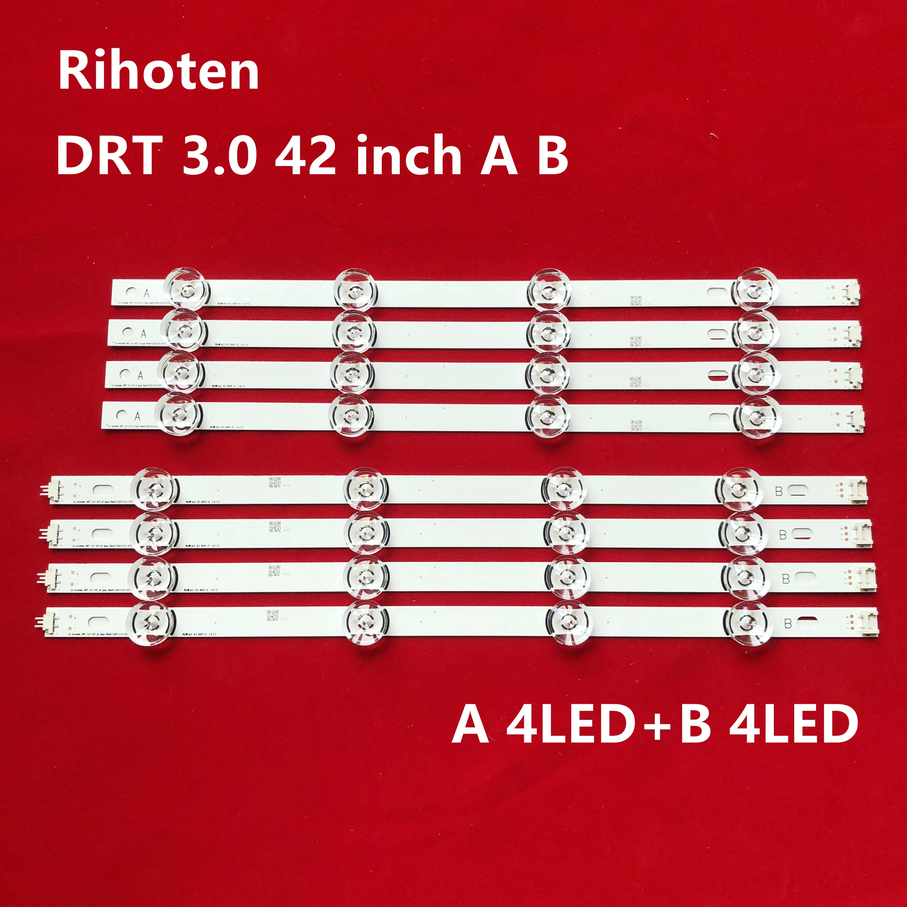 NEW 7kits DRT 3.0 42 inch LED backlight strip bar for 42lb5600 42lb5500 42lb5800 42lf6400 42lf6500 42lf5850 42lf6200