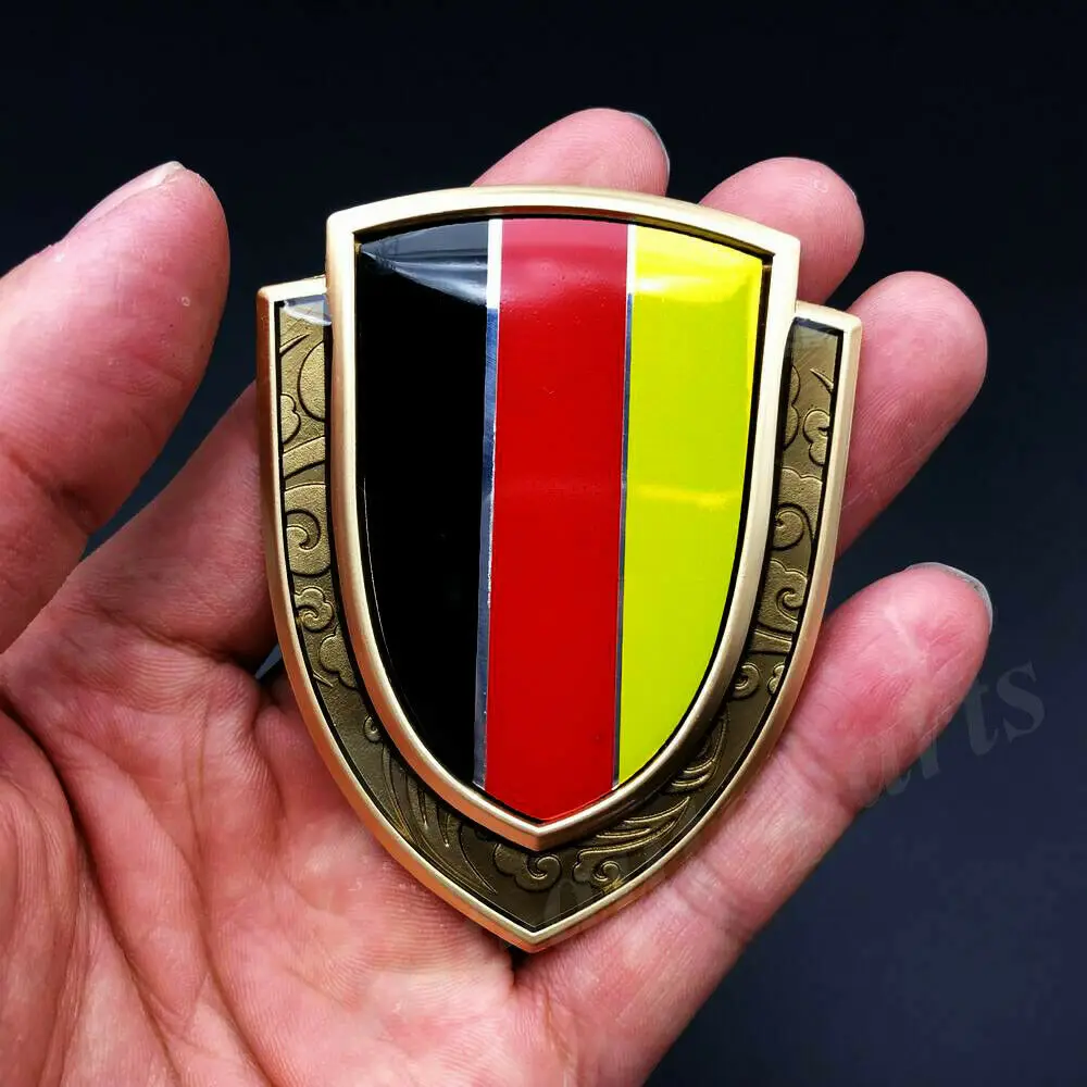 

3D Metal Germany Deutschland Flag Car Trunk Window Emblem Badge Decal Sticker