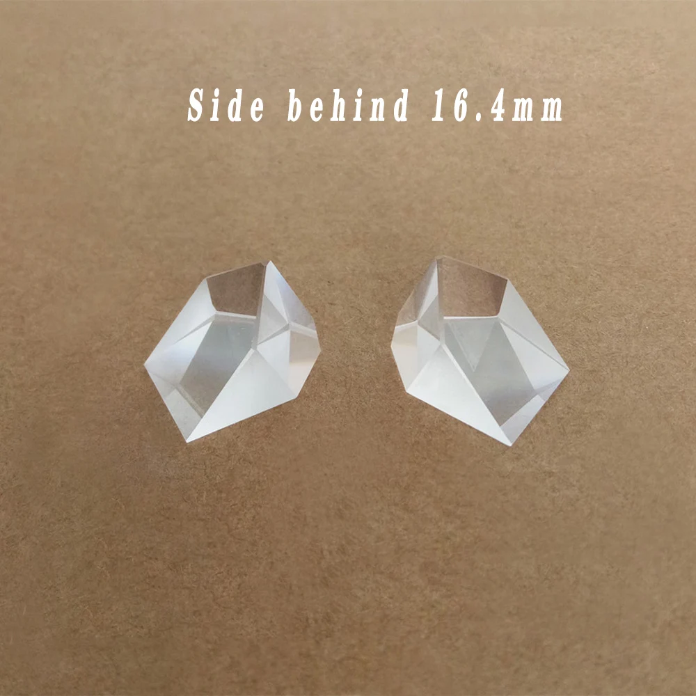 O prisma do telhado de 16.5mm meia-casa de vidro ótico mitsubishi mirror polígono irregular triangular