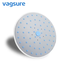 1pcs 15.8cm Round Roof Rainfall Top Shower Head Trey Massage Steam Rain Shower Cabin Room Sprayer Bathroom 1/2