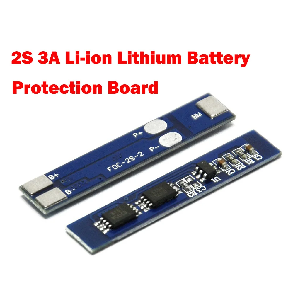 2S 3A Li-ion Lithium Battery 7.4v 8.4V 18650 Charger Protection Board BMS PCM for Li-ion Lipo Battery Cell Pack NLW-1640