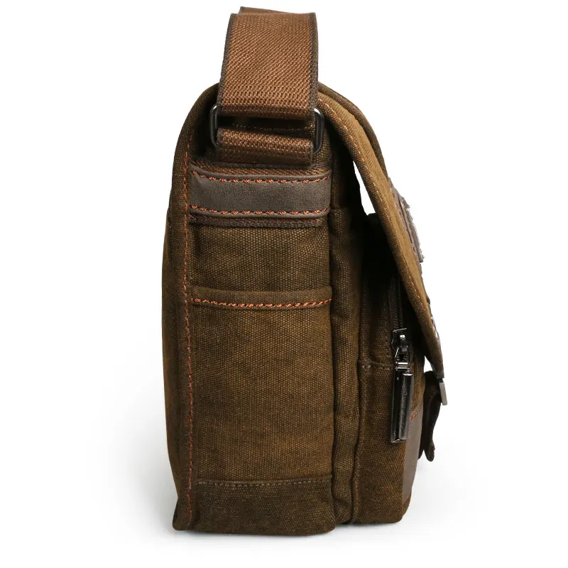 Retro Canvas Shoulder Bags Leisure Wear Resistant Cross Messenger Vintage Bag Fashion Crossbody Bag