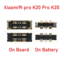 2 sztuk wewnętrzna FPC złącze baterii klip kontakt dla XiaoMi Mi 9t Pro K20Pro K20 Poco F2 Pro Redmi 7A uwaga 9 Pro uwaga 9 Pro