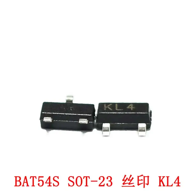 20PCS/Lot SMD SOT-23 BAT54 BAT54A BAT54C BAT54S KL1 KL2 KL3 KL4 SOT23 Transistor Computer Chip New and Original In Stock