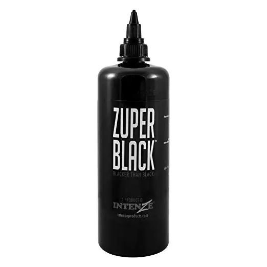 Professional Tattoo Ink Zuper Black 12 oz