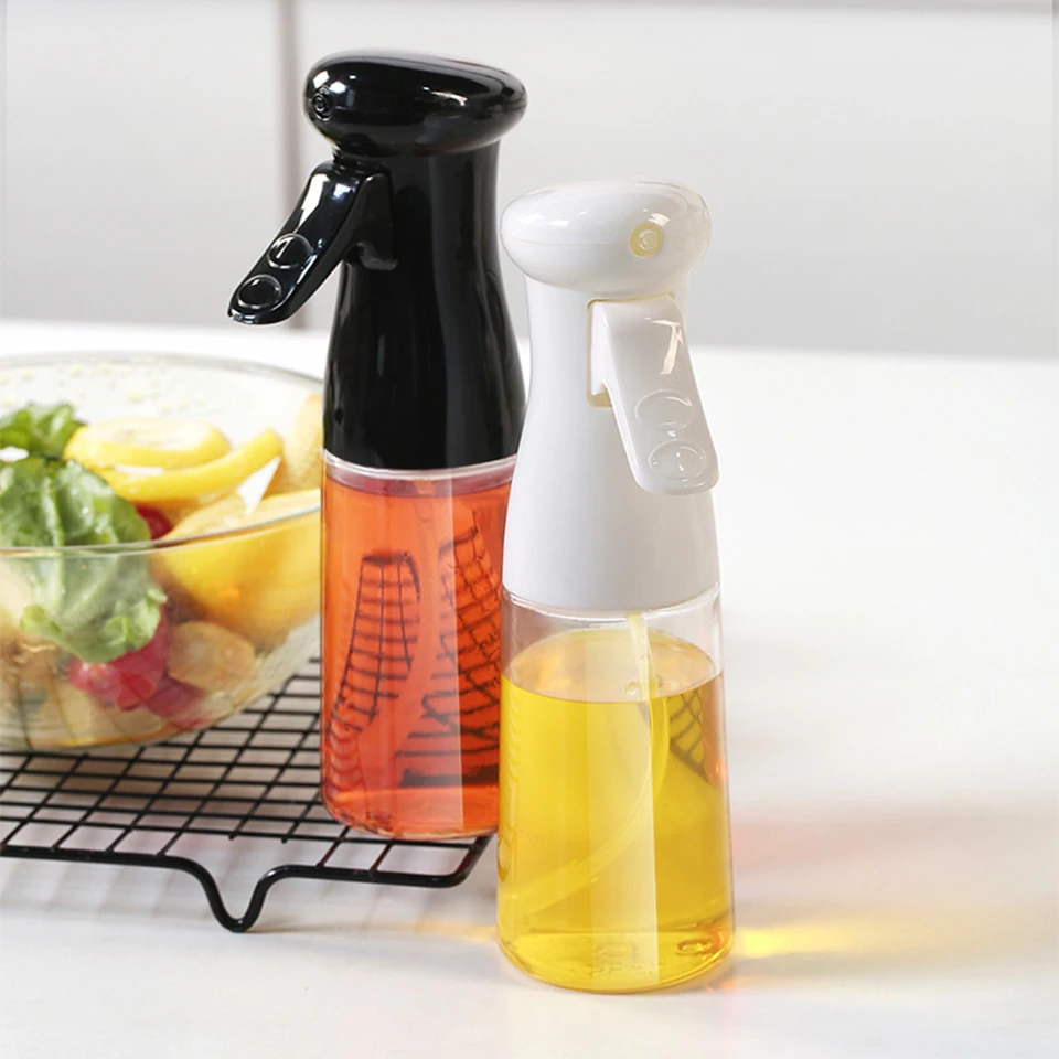 

Olive Oil Bottle Sprayer for Cooking, Mist Air Fryer, Kitchen Oil Dispenser, Spritzer for Baking, BBQ, Salad, 7oz, 210ml