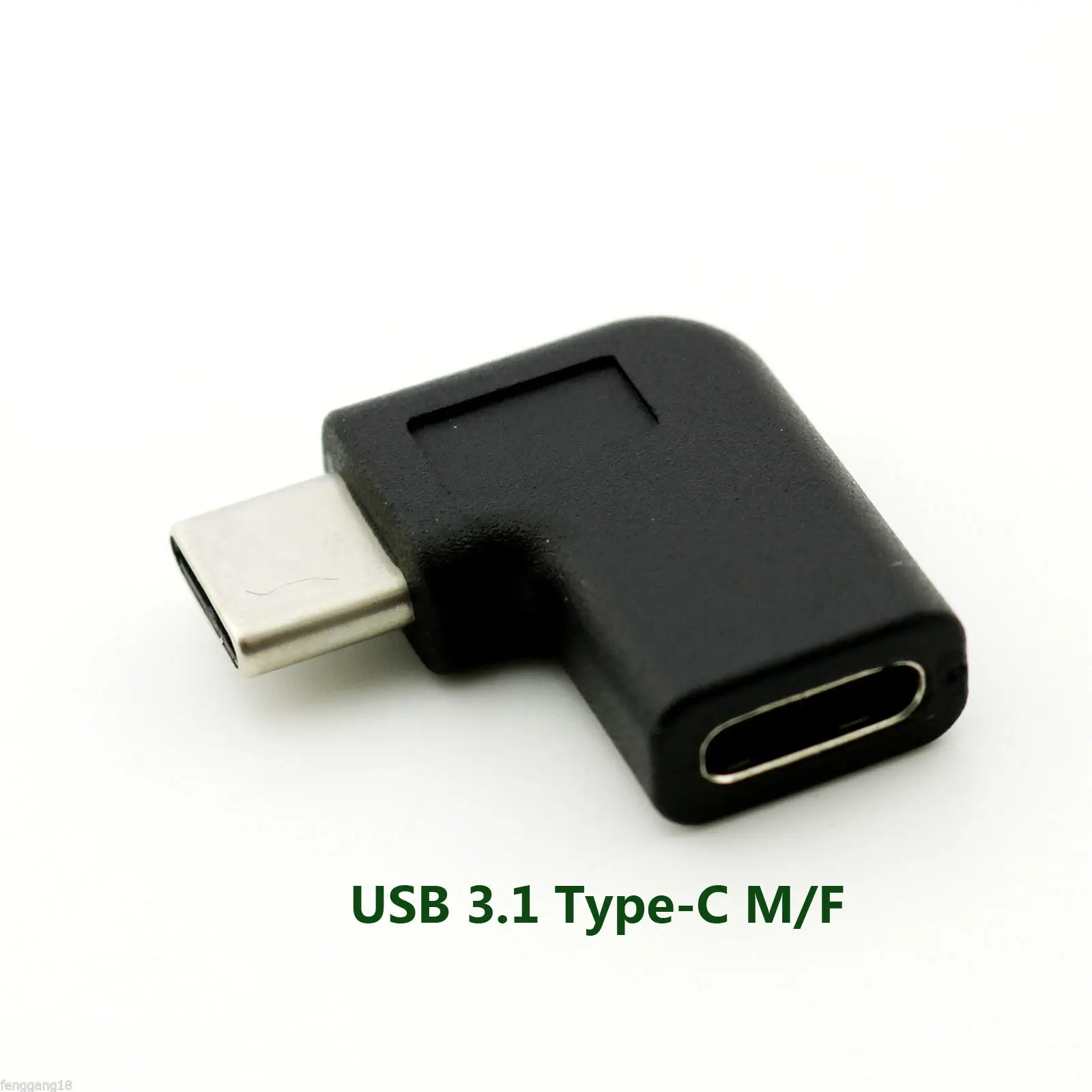 

1pcs USB 3.1 Type-C Male to Female Jack Angled Data Sync Adapter for Tablet Cellphone