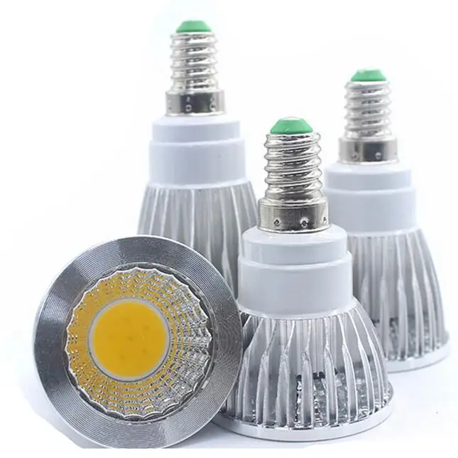 

New E27 E14 GU10 GU5.3 5W/7W/9W COB LED Spot Light Cool White/Warm White High Brightness 110v 220v Support Dimmer Free shipping