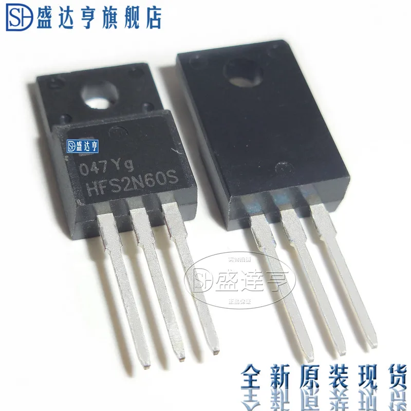 10Pcs/Lot HFS2N60 2A 600V TO220F DIP MOSFET Transistor   NEW Original In Stock