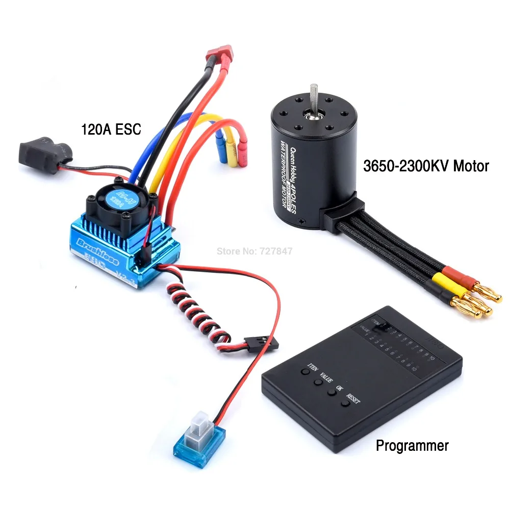 Fafeicy Combo moteur ESC RC Kit Combo RC Brushless 60A ESC avec carte Fafeicy Combo moteur ESC RC Kit Combo RC Brushless 60A ESC avec carte