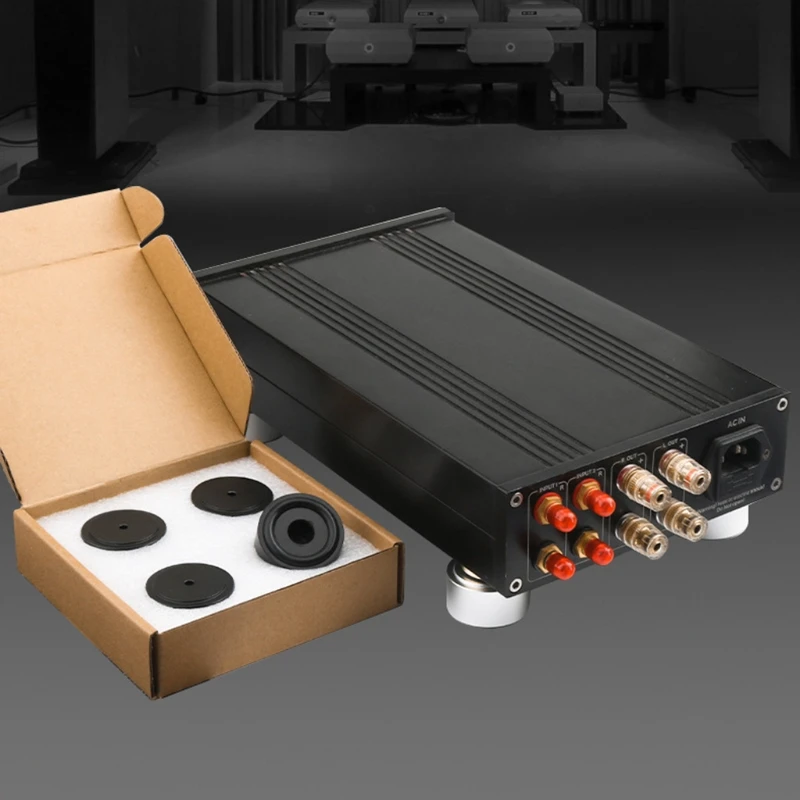 Speaker Cabinet Rubber Feet Speaker Feet Isolation Aluminum Alloy Speaker Feet 4pcs/set Shock-absorbing Feet Hifi Audio