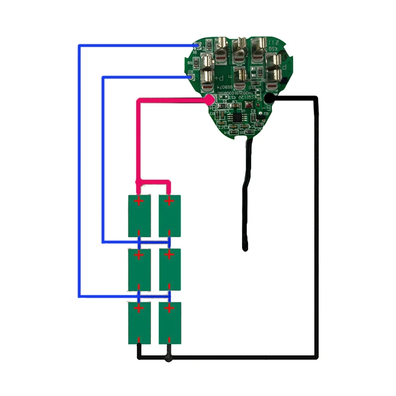 L1215 akumulator litowo-jonowy obudowa z tworzywa sztucznego ładowanie obwód ochronny kartonowe pudełko PCB dla AEG RidGid 10.8V 12V narzędzie