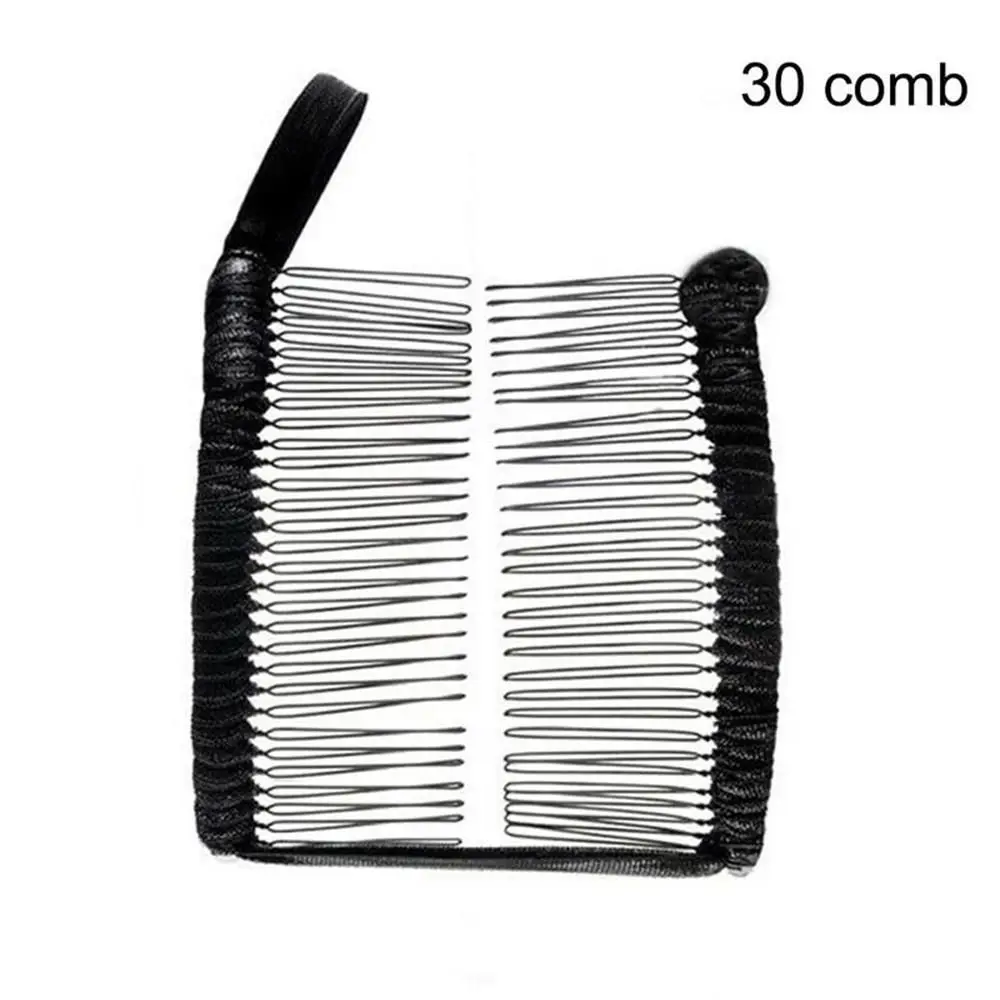 Gifts Metal Big Size Hairpin Stretchable Lazy Hair Comb Banana Hair Clip Vintage