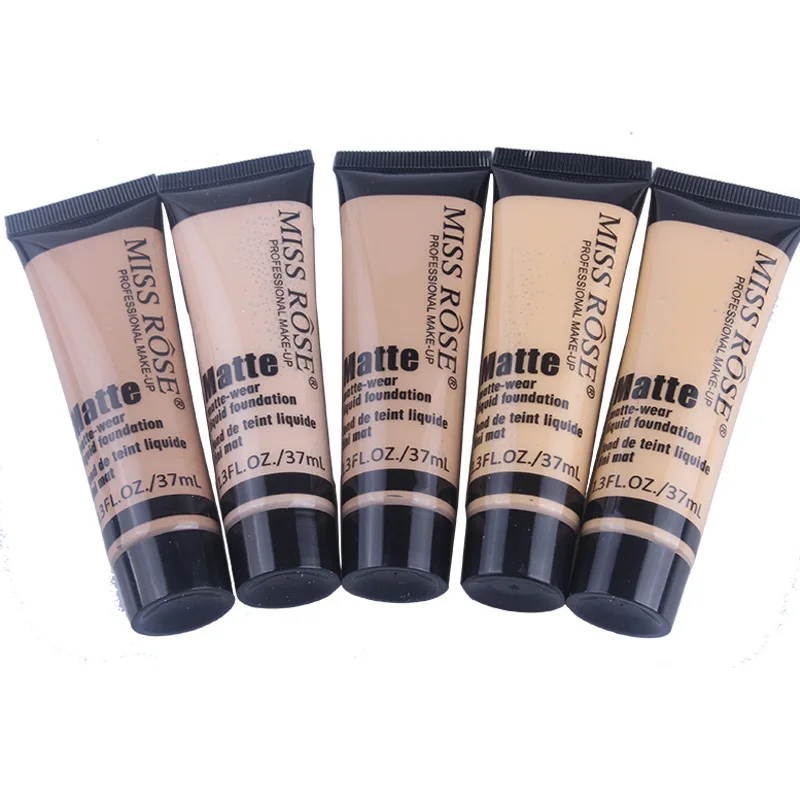 Hot Selling 37ml Waterproof and Moisturizing Matte Makeup Foundation Repair Cream Foundation Concealer Cosmetic Gift for Women