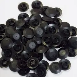 100PCS Car Door Rubber Plug Universal PVC Mount Rubber Body Sheet Cap Metal Hole Plugs for 3/8