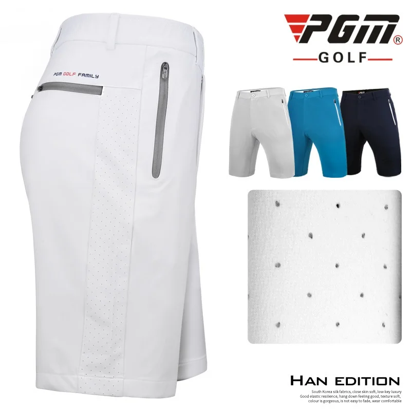 Pgm Golf Shorts Men\'S Sports Shorts Breathable High Stretch Golf Shorts Man Comfortable Anti-Sweat Sports Short Pants