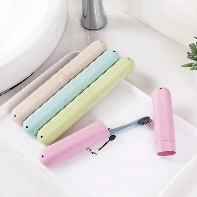 Toothbrush Case Portable Small Travel Tooth Set Box Storage Barrel Business Trip