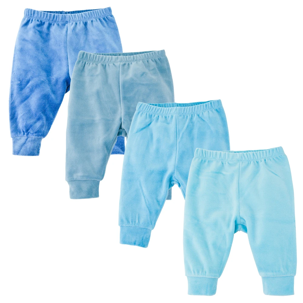 2021 3 4 pcs/set Newborn Pants Baby 100% Cotton Soft Girl Pants Baby Boy trousers Pants Infant Clothing