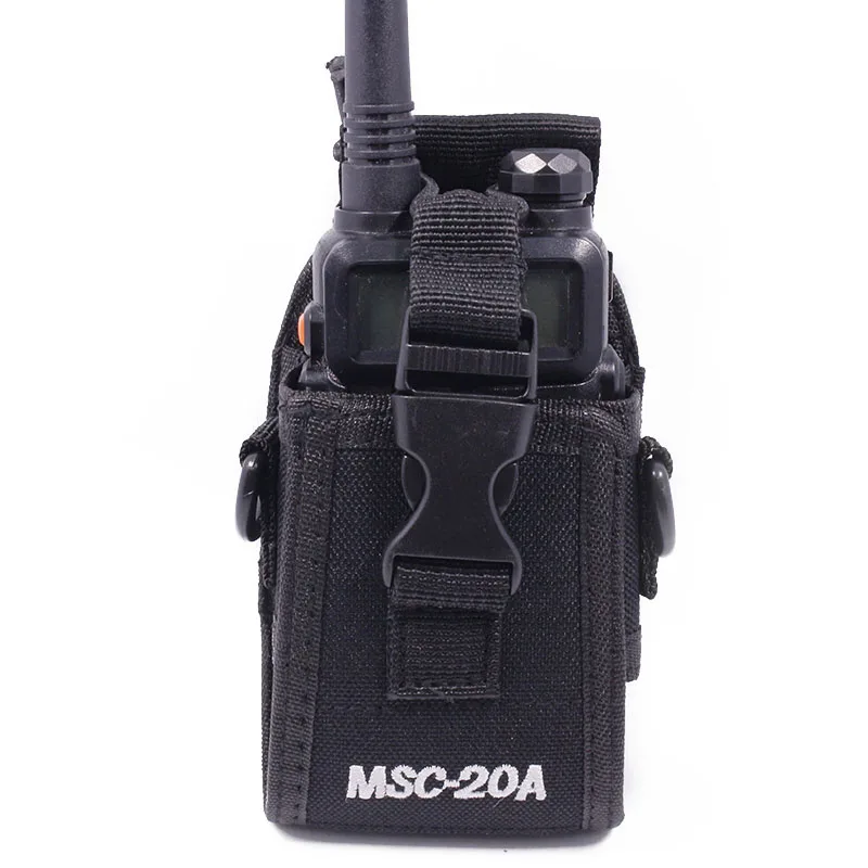 Leather Case Bag for Baofeng Bf-UV5R TYT WOUXUN QUANSHENG Two Way Radio Walkie Talkie, MSC-20A