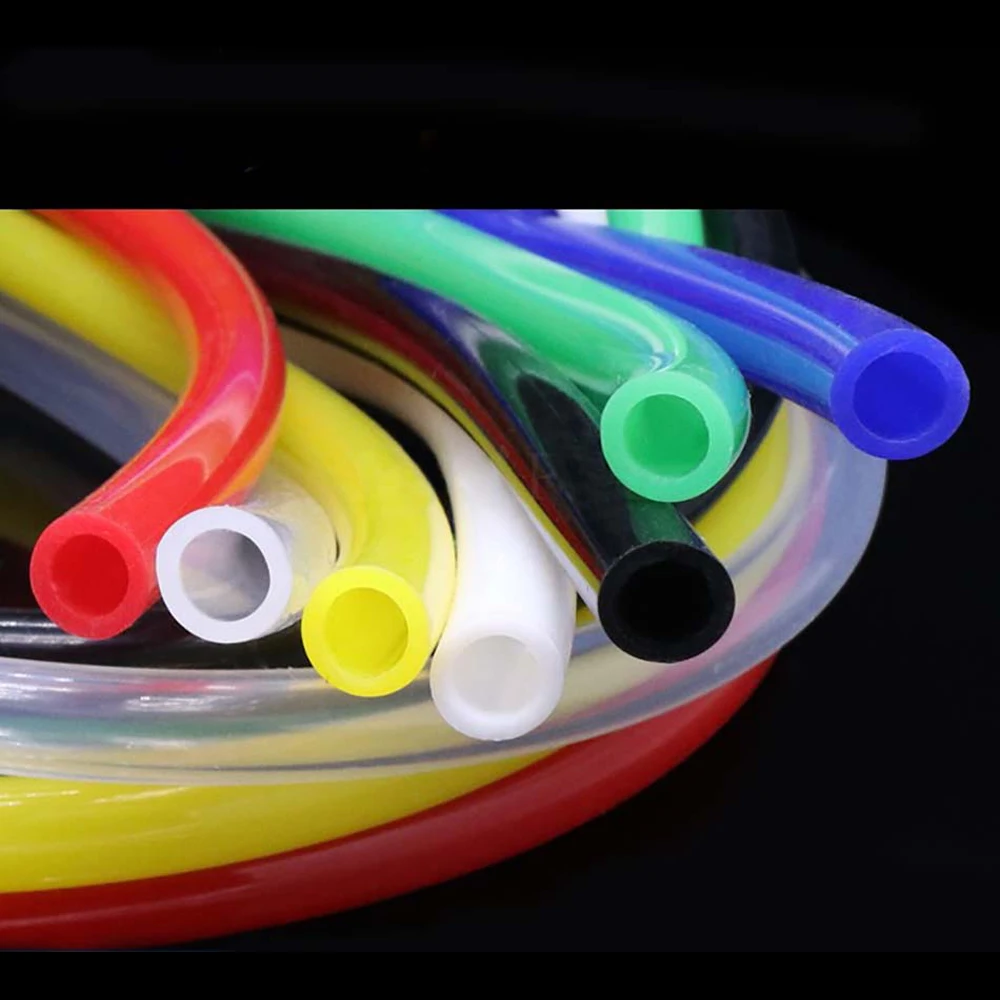 ID 14mm OD 18mm 14x18 Food Grade Silicone Tube Flexible Tubing Hose Tinkness 2mm Black Red Yellow Blue White Green