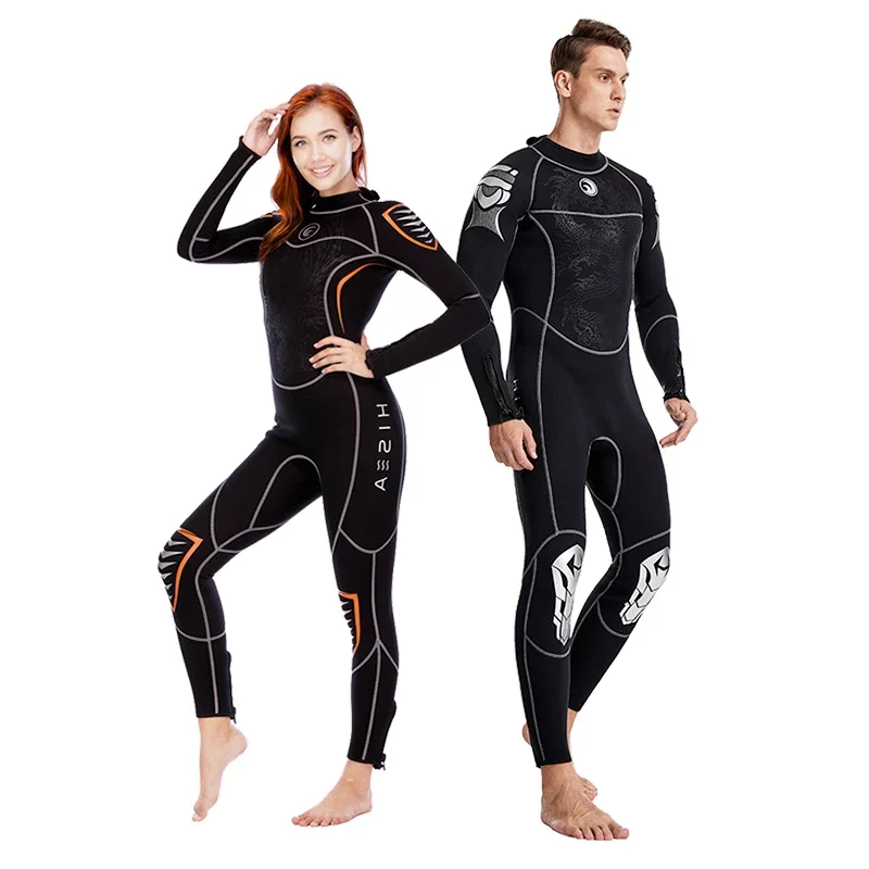 

HISEA 3mm Neoprene Short Sleeved Men Women Wetsuit Full Body Dive WetSuit Onepiece Swim keep Warm Surf