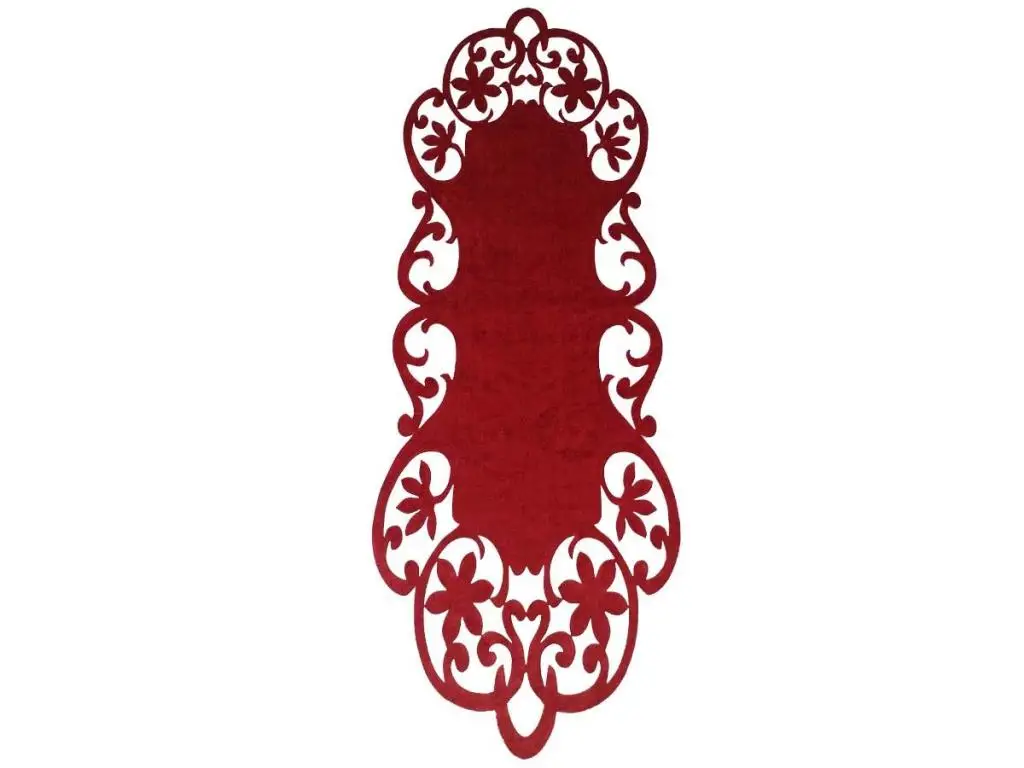 Magnolia Velvet Runner Burgundy