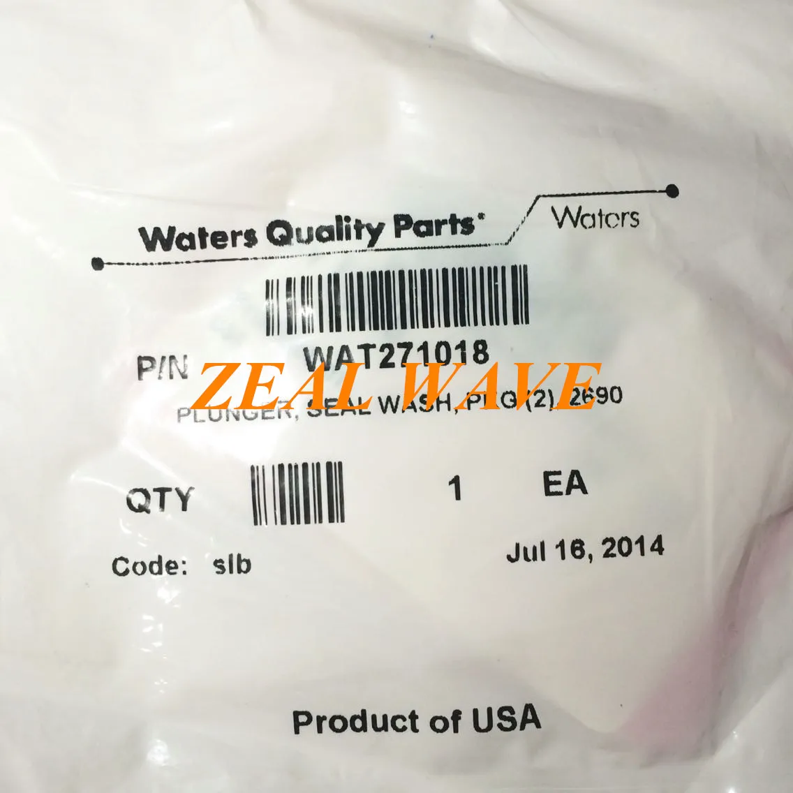 WAT271018 Seal Wash Plunger Seal  Replacement Kit Waters