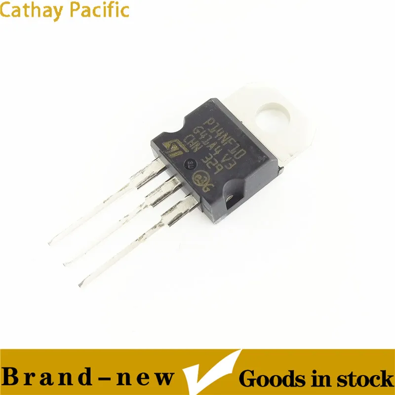 N-Channel Series Transistor, STP14NF10, TO-220, MOSFET, serigrafia