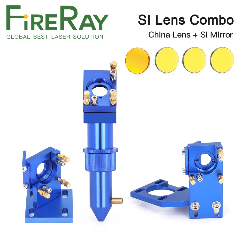 Fireray CO2 Laser Head Set for 2030 4060 K40 K Series Laser Engraving Cutting Machine