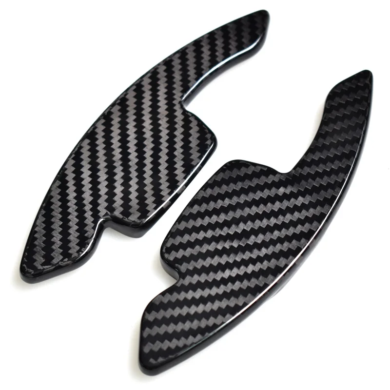 For Volkswagen Golf 8 MK8 GTI R Golf8 Tiguan Collar Modified Gear Shift Paddle Carbon Fiber Interior Decoration Car Accessories